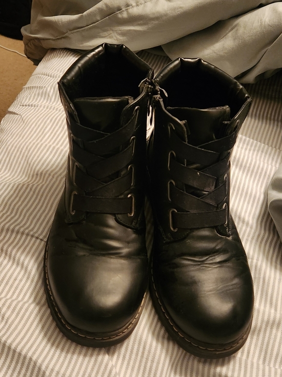 torrid Shoes - torrid Black Combat Moto Boots
